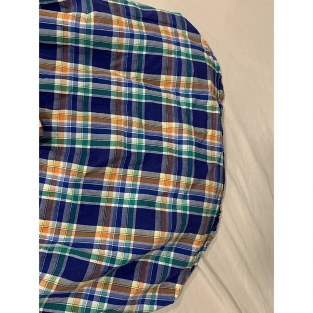 Ralph Lauren Boys XL‎ 20 Button Down Shirt Multicolor Plaid Long Sleeve Cotton